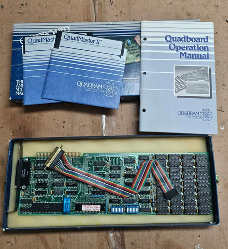 Vintage retro quadram bit - quadram, 8