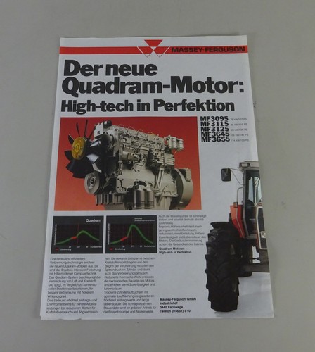 Scheda depliant motore massey - depliant,